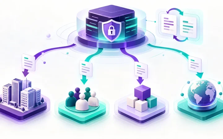 Una API distribuye políticas de modelos de Copilot entre empresa, equipos, aplicaciones y organizaciones conectadas.